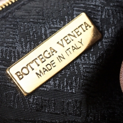 Pre Owned Bottega Veneta Dark Brown Intrecciato Leather Mini Vintage Backpack