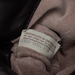 Pre Owned Bottega Veneta Multicolor Canvas and Leathe Pochette Bag