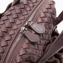 Pre Owned Bottega Veneta Brown Dome Drawstring Bag