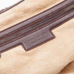 Pre Owned Bottega Veneta Brown Dome Drawstring Bag