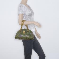 Pre Owned Bottega Veneta Bowling Leather Handbag