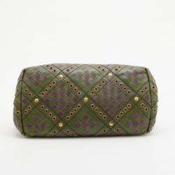 Pre Owned Bottega Veneta Bowling Leather Handbag