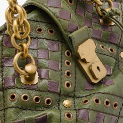 Pre Owned Bottega Veneta Bowling Leather Handbag