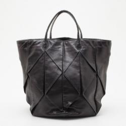 Pre Owned Bottega Veneta Turbolence Leather Oragami Tote