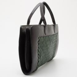 Pre Owned Bottega Veneta Limited Edition Ayers Goatskin Satchel