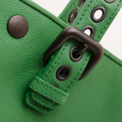 Pre Owned Bottega Veneta Esperanza Intrecciato Shiny Calf Aquatre Bag 