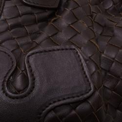Pre Owned Bottega Veneta Brown Small Shoulder Bag