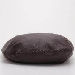 Pre Owned Bottega Veneta Nero Washed Cervo Hobo