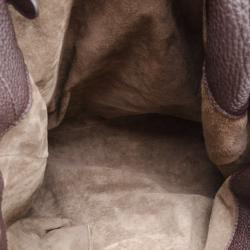 Pre Owned Bottega Veneta Nero Washed Cervo Hobo