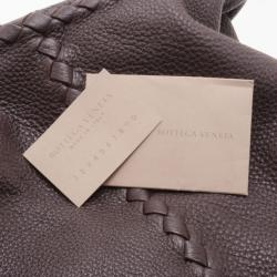Pre Owned Bottega Veneta Nero Washed Cervo Hobo