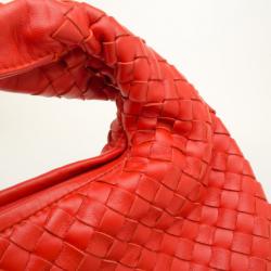 Pre Owned Bottega Veneta Medium Intrecciato Nappa in Orange