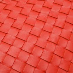 Pre Owned Bottega Veneta Medium Intrecciato Nappa in Orange
