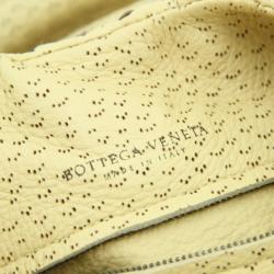 Pre Owned Bottega Veneta Woven-Trim Perforated Hobo