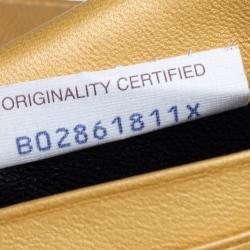 Pre Owned Bottega Veneta Black Snakeskin Continental Wallet