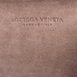 Pre Owned Bottega Veneta Black Croc Knot Clutch