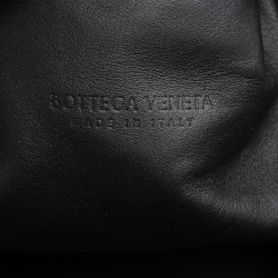 Pre Owned Bottega Veneta Black/White Zebra Print Leather The Pouch