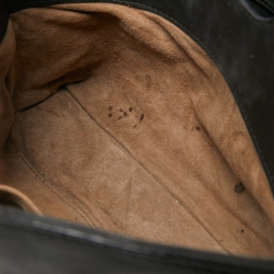 Pre Owned Bottega Veneta Black Intrecciato Leather Napolli Tote