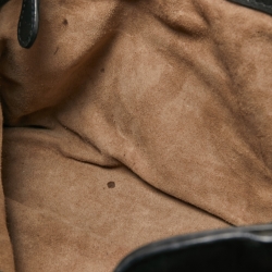 Pre Owned Bottega Veneta Black Intrecciato Leather Napolli Tote