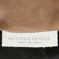 Pre Owned Bottega Veneta Black Intrecciato Leather Napolli Tote