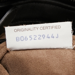 Pre Owned Bottega Veneta Black Intrecciato Leather Nodini Crossbody Bag