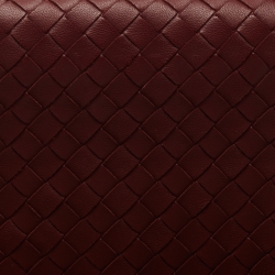 Pre Owned Bottega Veneta Burgundy/Orange Leather Crossbody Bag