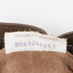 Pre Owned Bottega Veneta Dark Grey Intrecciato Leather Flap Shoulder Bag