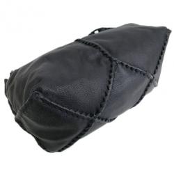 Pre Owned Bottega Veneta Black Leather Cervo Hobo