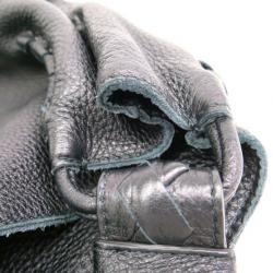 Pre Owned Bottega Veneta Black Leather Cervo Hobo