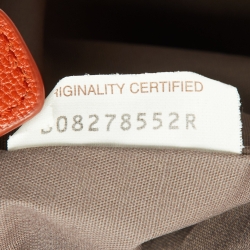 Pre Owned Bottega Veneta Brown Rust Intrecciato Leather Crossbody Bag