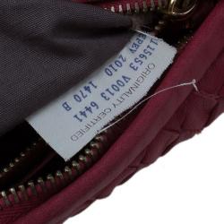 Pre Owned Bottega Veneta Pink Lambskin Medium Intrecciato Hobo