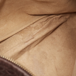 Pre Owned Bottega Veneta Choco Brown Intrecciato Leather Veneta Hobo