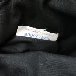 Pre Owned Bottega Veneta Black and Gold Intrecciomirage Leather Chain Shoulder Bag