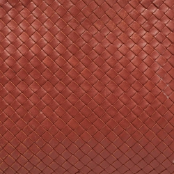 Pre Owned Bottega Veneta Brick Brown Intrecciato Leather Tote
