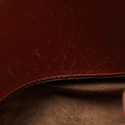 Pre Owned Bottega Veneta Brick Brown Intrecciato Leather Tote