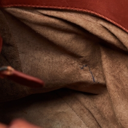 Pre Owned Bottega Veneta Brick Brown Intrecciato Leather Tote