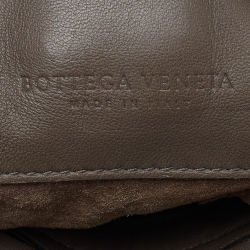 Pre Owned Bottega Veneta Beige Intrecciato Leather Top Handle Bag
