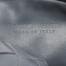 Pre Owned Bottega Veneta Grey Intrecciato Leather Mini Jodie Hobo