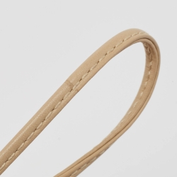 Pre Owned Bottega Veneta Light Beige Leather Mini The Pouch Bag