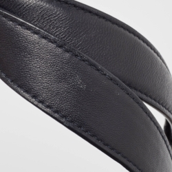 Pre Owned Bottega Veneta Navy Blue Intrecciato Leather Medium Olimpia Flap Shoulder Bag