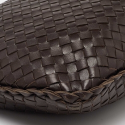 Pre Owned Bottega Veneta Brown Intrecciato Leather Hobo