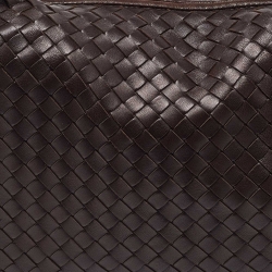Pre Owned Bottega Veneta Brown Intrecciato Leather Hobo