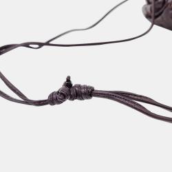 Pre Owned Bottega Veneta Purple Leather Mesh Butter Crossbody Bag