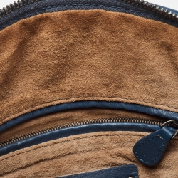 Pre Owned Bottega Veneta Teal Intrecciato Leather Nodini Crossbody Bag