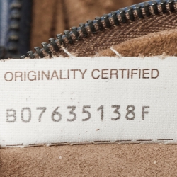 Pre Owned Bottega Veneta Teal Intrecciato Leather Nodini Crossbody Bag