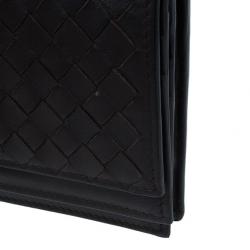 Pre Owned Bottega Veneta Brown Ebana Intrecciato Nappa Continental Wallet