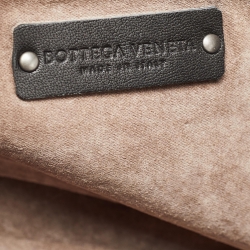 Pre Owned Bottega Veneta Black Intrecciato Leather Cesta Tote