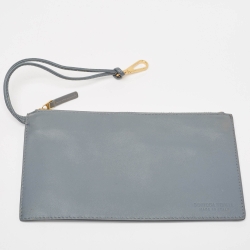 Pre Owned Bottega Veneta Grey Intrecciato Leather Medium Arco Tote