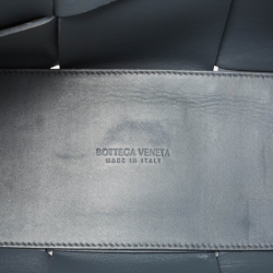Pre Owned Bottega Veneta Grey Intrecciato Leather Medium Arco Tote