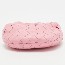 Bottega Veneta Light Pink Intrecciato Leather Candy Jodie Bag