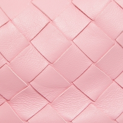 Bottega Veneta Light Pink Intrecciato Leather Candy Jodie Bag
